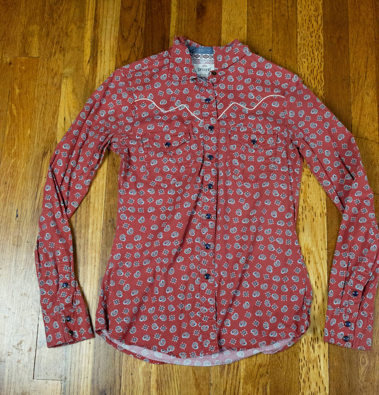 Shyanne Rust Button Up